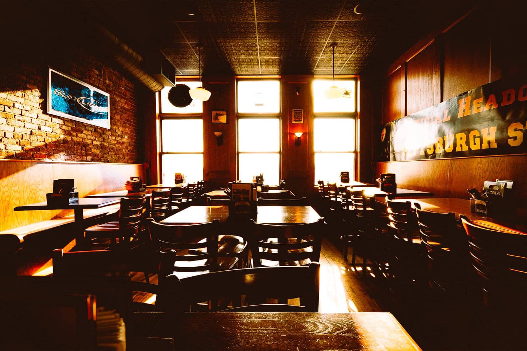 Upstairs bar