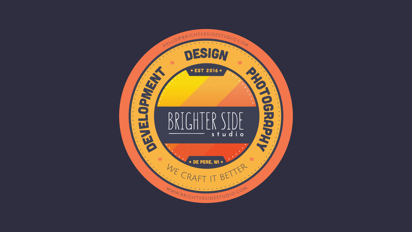 Brighter Side Studio Sticker Logo