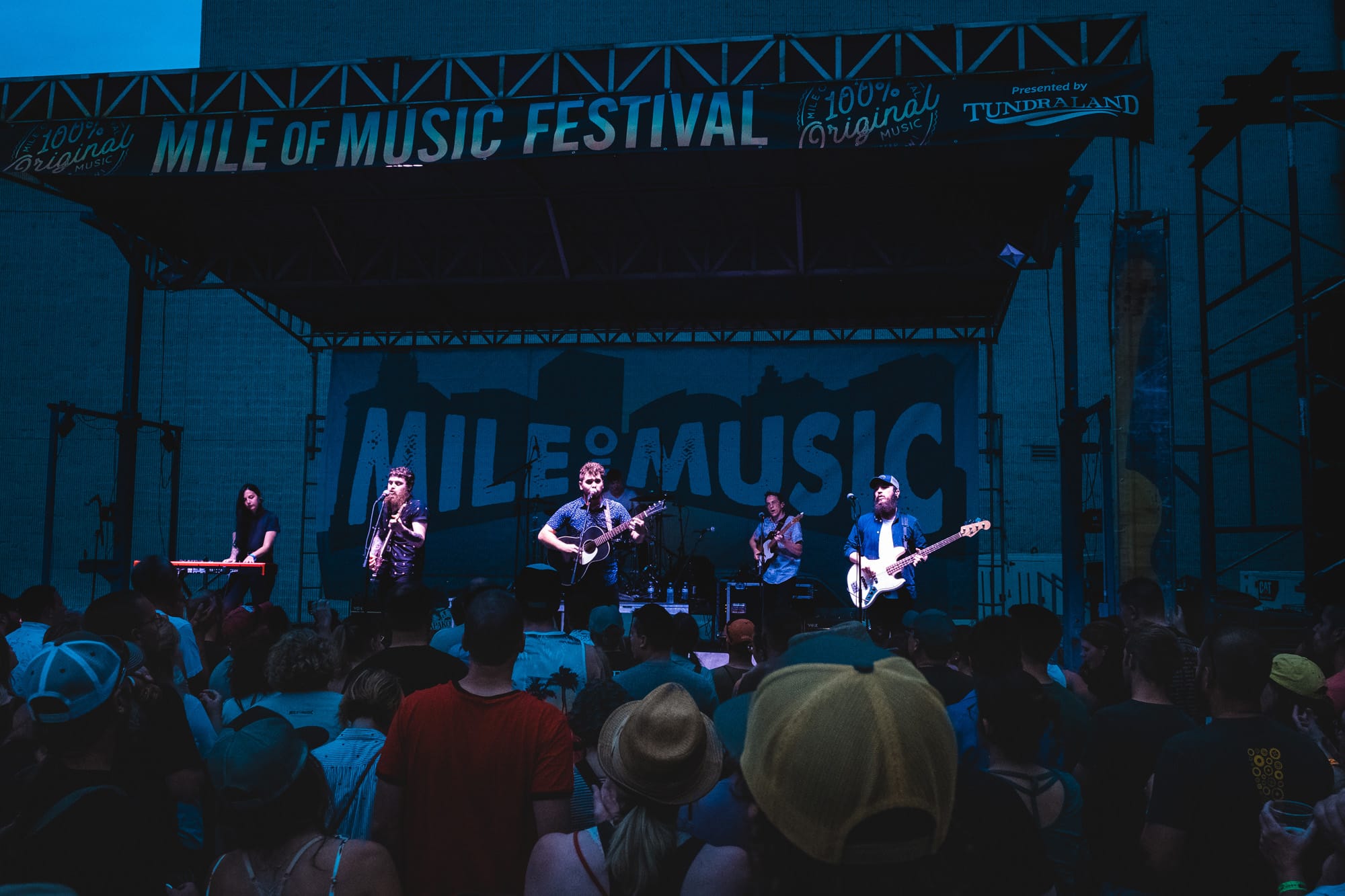 Motherfolk on stage - Mile of Music
